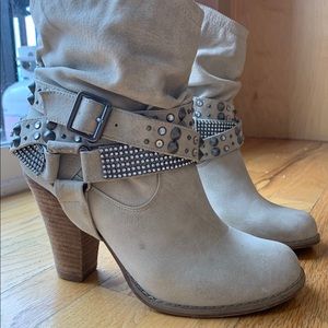 Studded bling booties